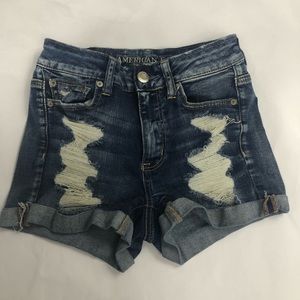 American Eagle Outfitters Distressed Denim Shorts